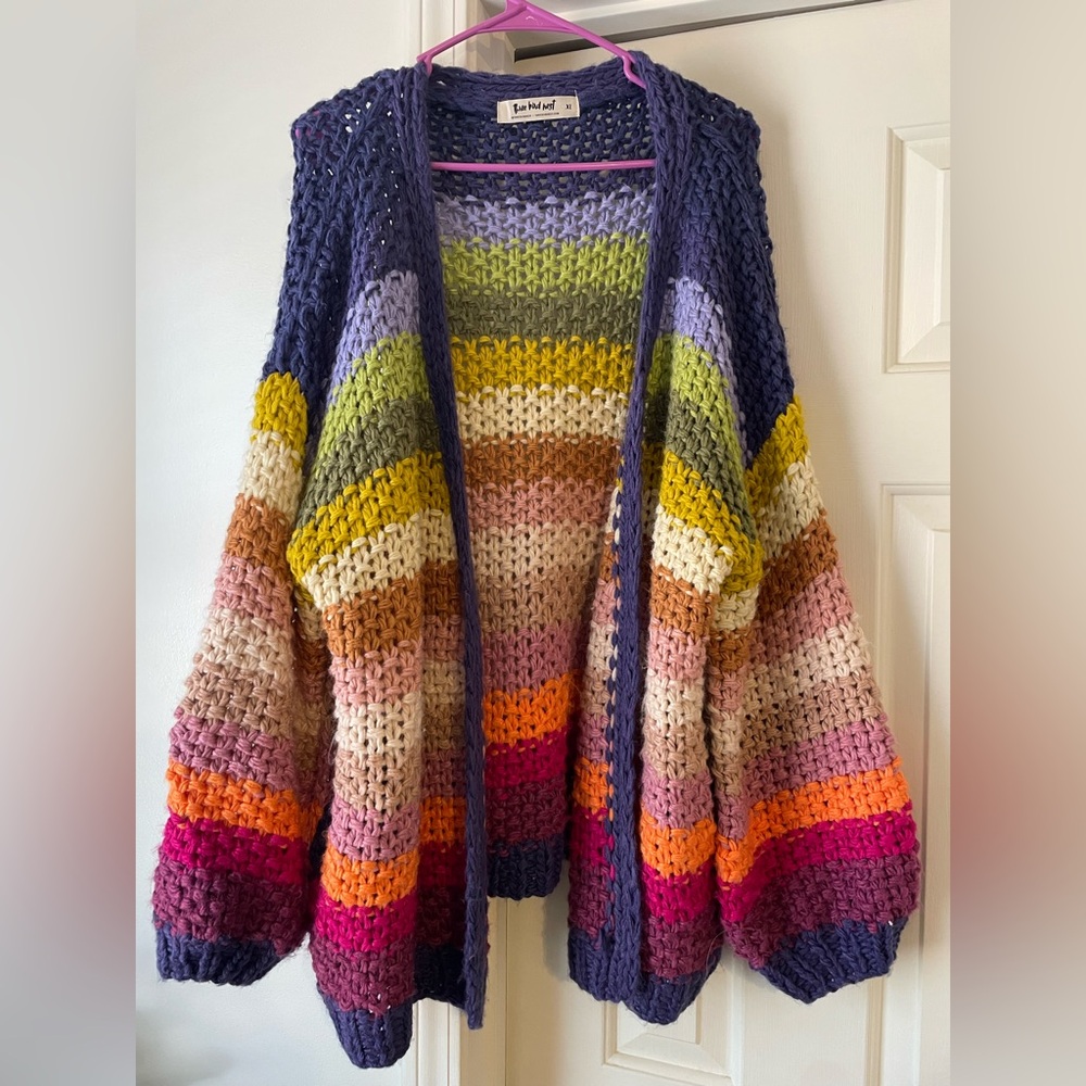 Three Bird Nest Violet Knit Sweater